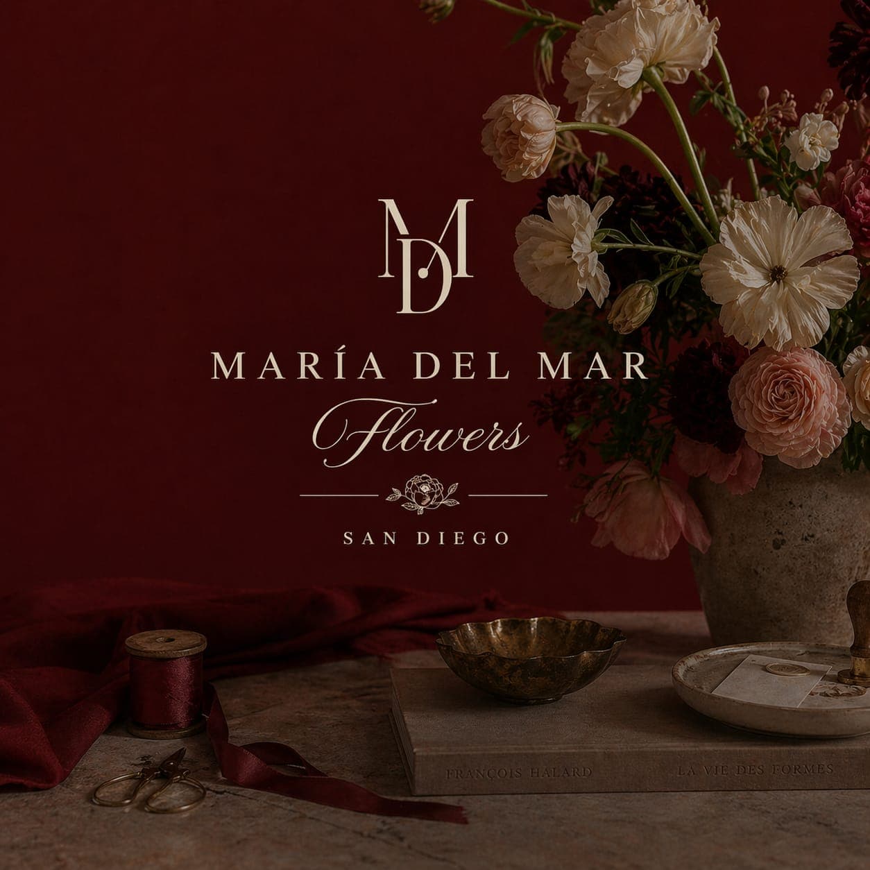 Maria del Mar Flowers — florist website example built with Fiory (mariadelmarflowers.com)